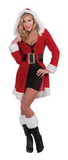 Forum Novelties Sexy Mrs. Santa Claus Costume Shirt Coat One Size Fits Most