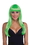 Forum Novelties Neon Green Long Sassy Adult Costume Wig With Bangs One Size