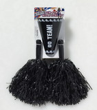 Forum Novelties Cheerleader Pom Pom & Megaphone Costume Accessory Set: Black One Size