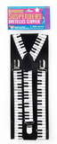 Forum Novelties 80's Style Keyboard Costume Suspenders Adult One Size