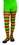 Forum Novelties Red And Green Striped Tights Christmas Costume Accessory Child