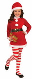 Forum Novelties Red And White Striped Tights Christmas Costume Accessory Child