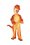 Forum Novelties FRM-72267S Plush Orange Raptor Dinosaur Costume Child Toddler