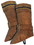 Forum Novelties Santa Claus Deluxe Brown Boot Top Covers One Size