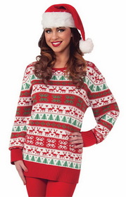 Forum Novelties Ugly Christmas Sweater Winter Wonderland Adult