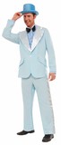 Forum Novelties FRM-74901 Instant Zip Up Blue Tuxedo Adult Costume
