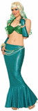 Forum Novelties FRM-75226-C Mermaid Long Tail Costume Skirt Blue One Size