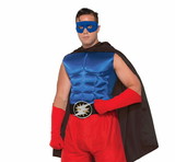 Superhero Blue Costume Muscle Chest Adult Men