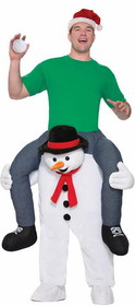 Forum Novelties FRM-77737-C Piggyback Shoulder Riding Adult Costume: Snowman