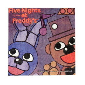 Forum Novelties Five Nights at Freddy's 10" Square Beverage Napkins, 16 Count