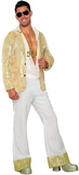 Forum Novelties Men's Costume Disco Pants, White