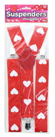 Forum Novelties FRM-84835-C Valentine's Day Heart Adult Costume Suspenders