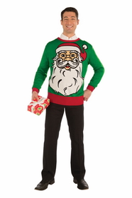 Forum Novelties Big Santa Ugly Christmas Sweater Adult