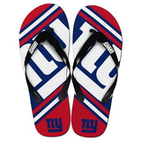 Forever Collectibles New York Giants NFL Unisex Big Logo Flip Flops Small (W 7-8)