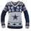 Forever Collectibles Dallas Cowboys NFL Women's Big Logo V-Neck Ugly Christmas Sweater
