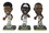 Forever Collectibles FVC-PH03NBSET3-C Milwaukee Bucks Bucks NBA Championship Mini Bobble 3 Pack