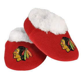 Forever Collectibles Chicago Blackhawks NHL Baby Bootie Slipper