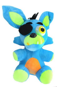 Chucks Toys GDS-8F-5015_BLFOXY-C Five Nights at Freddys 14 Inch Plush | Neon Blue Foxy