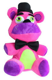 Chucks Toys GDS-8F-5015_PKFRDY-C Five Nights at Freddys 14 Inch Plush | Neon Pink Freddy