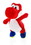 Good Stuff Super Mario Bros. 7" Plush: Red Yoshi