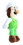 Chucks Toys GDS-8N-01MLFI-FLUI-C Super Mario 8.5 Inch Character Plush, Fire Luigi