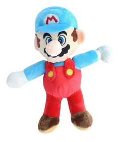 Chucks Toys GDS-8N-01MLFI-IMAR-C Super Mario 8.5 Inch Character Plush, Ice Mario
