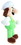 Chucks Toys GDS-8N-45MLFI_FLUI-C Super Mario 16 Inch Character Plush | Fire Luigi