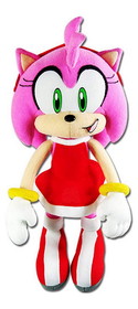 Great Eastern Entertainment GEE-52635-C Sonic the Hedgehog 9 Inch Plush | Amy in Red Dress