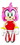 Great Eastern Entertainment GEE-52635-C Sonic the Hedgehog 9 Inch Plush | Amy in Red Dress