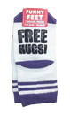 Funny Feet Toddler Socks: Free Hugs