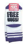 Funny Feet Toddler Socks: Free Hugs