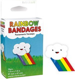 Gamago GMG-LA1611-C Rainbow Bandages | Set of 18 Individually Wrapped Self Adhesive Bandages