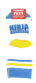 Funny Feet Toddler Socks: Ninja Assassin