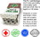 Gamago GMG-SF1888-C Pot Leaf Bandages | Set of 18 Individually Wrapped Self Adhesive Bandages