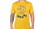 Goodie Two Sleeves The Golden Girls 'Stay Golden Japan!' Men's Mustard T-Shirt | Comfort Fit