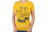 Goodie Two Sleeves The Golden Girls 'Stay Golden Japan!' Women's Mustard T-Shirt | Comfort Fit