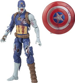 Hasbro HBR-219406_CAP-C Marvel Legends 6 Inch Action Figure | Zombie Captain America