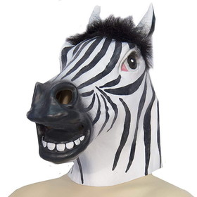 HMS Zebra Animal Full Face Adult Costume Mask