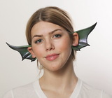 Cosplay Flexi Ears Costume Accessory Winged Dragon Gargoyle Green