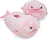 Hashtag Collectibles Blobfish Pink Unisex Plush Slippers One Size Fits Most
