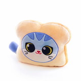 Hashtag Collectibles Cat Bread 10 Inch Plush Pillow