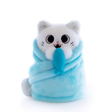 Hashtag Collectibles Purritos 7 Inch Cat In Blanket Plush Series 2 - Fishbone