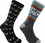 Hypnotic Socks HYP-IN2723-C Friends How You Doing and Logo Unisex Novelty Crew Socks, 2 Pairs , Size 6-12