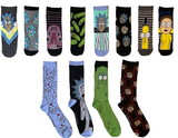 Hypnotic Socks HYP-IN3994-C Rick and Morty Mens 12 Days of Socks in Advent Gift Box
