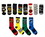 Hypnotic Socks HYP-IN4046-C Harry Potter Hogwarts Houses Womens 12 Days of Socks in Advent Gift Box