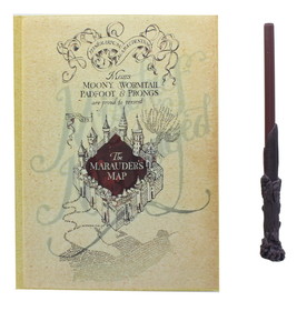 Innovative Designs IAD-178-C Harry Potter Marauder's Map Journal with Wand Pen