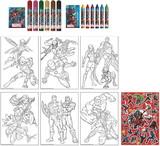 Innovative Designs IAD-4772-C Marvel Activity Egg Craft Kit, Coloring Pages, Stickers, Markers, Crayons