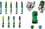 Innovative Designs IAD-9487-C Minecraft Kids Coloring Art Set | Stickers & Stampers