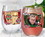 ICUP ICI-18437-C A Christmas Story Iconic Quotes 21oz Stemless Wine Glass Set | 2 Glasses