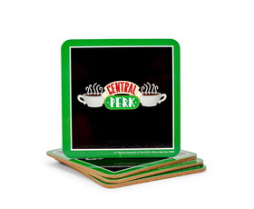 ICUP ICI-18844-C Friends Central Perk Logo Cork Coasters | Set of 4
